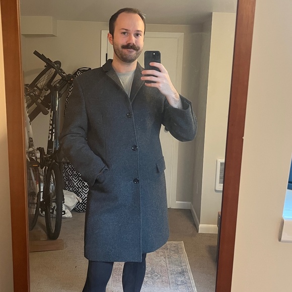 J.Crew Thompson Wool-Blend Topcoat
